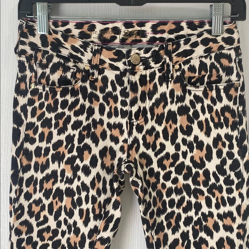 Kate‎ Spade Broome Street Leopard Print Skinny Jeans